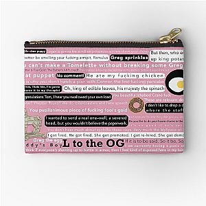 Succession Quotes Zipper Pouch