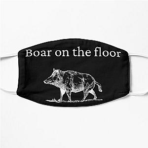 Boar on the floor succession qoute Flat Mask