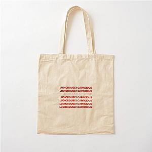 Ludicrously Capacious | Succession Quote Cotton Tote Bag