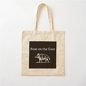 Boar on the floor succession qoute Cotton Tote Bag