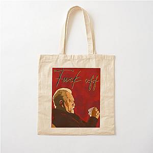 Logan Roy Succession Brian Cox Illustration Cotton Tote Bag