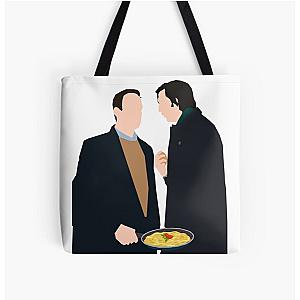 tom and greg from succession All Over Print Tote Bag