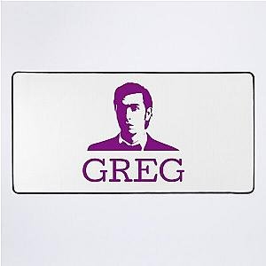 Greg from Succession (Purple) Desk Mat