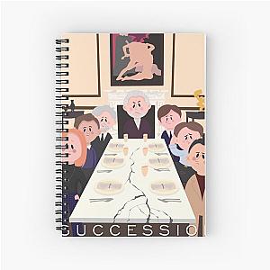 Succession full group picture Spiral Notebook