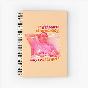 Roman Roy | Baby Girl Threat | Succession Fan Art Spiral Notebook