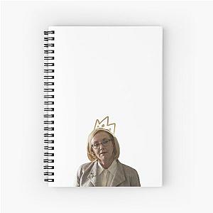 Gerri From Succession With A Crown Spiral Notebook