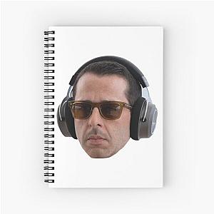 Kendall Roy Headphones - Succession Spiral Notebook