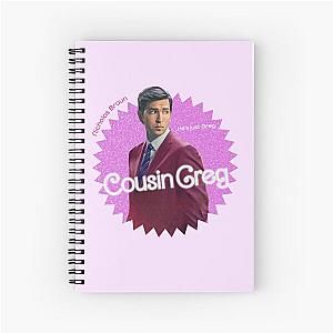 Cousin Greg Succession Barbie Greta Gerwig Spiral Notebook