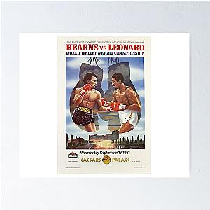 Sugar Ray Leonard vs Thomas Hearns Poster