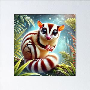 Sugar Glider Art Poster