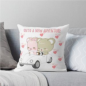 Sugar Cube Onto a New Adventure Throw Pillow
