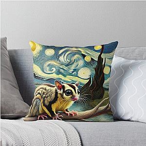 Sugar Glider Art - Sugar Glider Lover's Throw Pillow