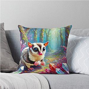 Sugar Glider Art - Sugar Glider Lover's Throw Pillow