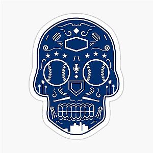 Los Angeles Baseball Sugar Skull Stickers