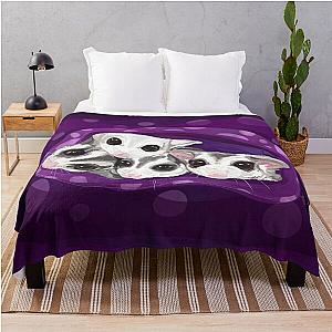 Adorable Sugar Glider Digital Artwork Cuddle Glider Throw Blanket