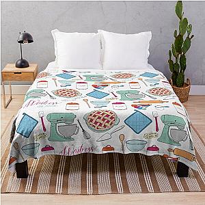 Waitress the Musical Broadway West End Throw Blanket