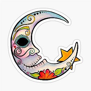 Sugar Skull Moon Sticker