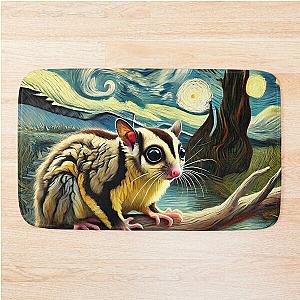 Sugar Glider Art 29 Bath Mat for Sugar Glider Lovers