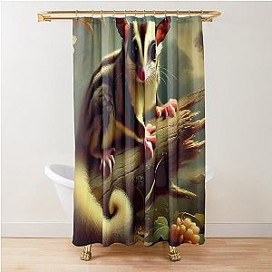 Sugar Glider Art - Sugar Glider Shower Curtain