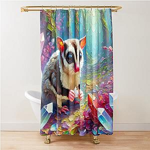 Sugar Glider Art - Sugar Glider Lovers Shower Curtain