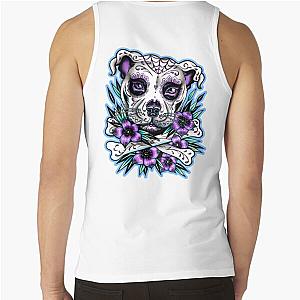 Sugar Skull Pitbull Tank Top