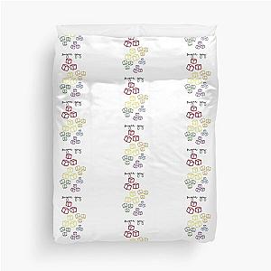 Sugar Minimalist Rainbow Duvet Cover