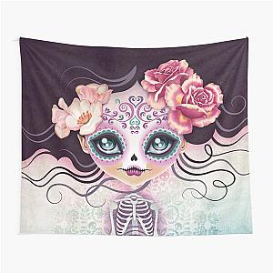 Camila Huesitos Sugar Skull Tapestry