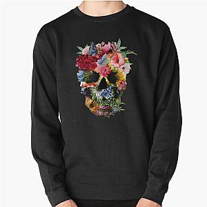 Sugar Skull Flower Pullover Sweatshirt