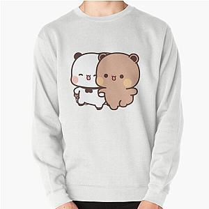 Panda Bear and Brownie True Love Couple Goma Peach Sugar Valentine 2024 Pullover Sweatshirt