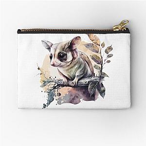 Watercolor Sugar Glider Zipper Pouch