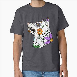 Husky Sugar Skull with Lighter Nose Classic T-Shirt