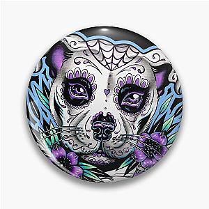 Sugar Skull Pitbull Pin