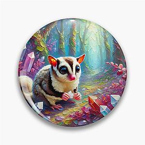 Sugar Glider Art Pin