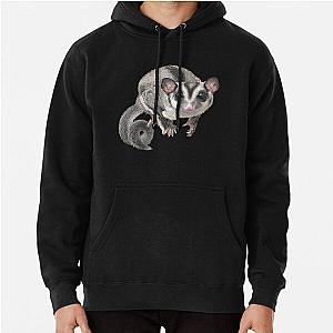 Sugar Glider Shirt Gift for Glider Fans Pullover Hoodie