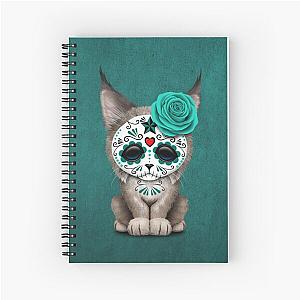 Blue Day of the Dead Sugar Skull Notebook