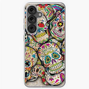 Sugar Skull Collage Soft Case for Samsung Galaxy.