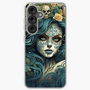 Green skull Samsung Galaxy Case
