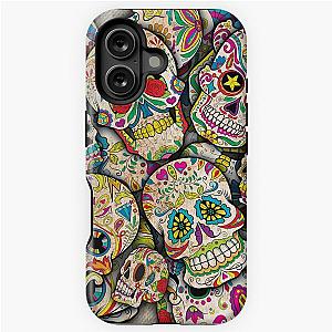 Sugar Skull Collage iPhone Case