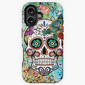 Mosaic Sugar Skull Day of the Dead iPhone Tough Case