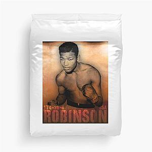 Boxing Greats: Sugar Ray Robinson Duvet Cover