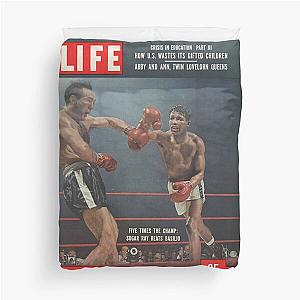 Sugar Ray Robinson LIFE Mag Duvet Cover