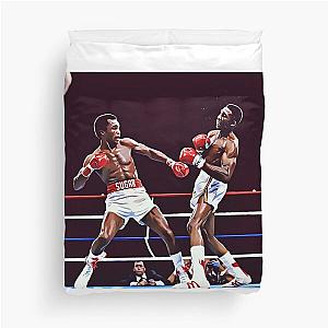 Sugar Ray Leonard vs Tommy Hearns Duvet Cover