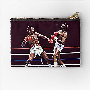 Sugar Ray Leonard vs Tommy Hearns Zipper Pouch