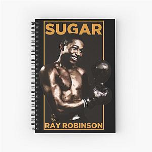 Sugar ray robinson t-shirt Spiral Notebook