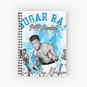 Sugar Ray Robinson boxing tshirt Spiral Notebook