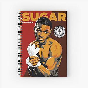 Sugar Ray Robinson Designs and shirts Spiral Notebook