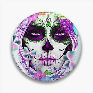 Catrina, Mexican Sugar Skull Girl Pin