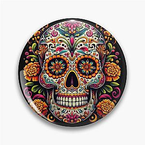 Sugar Skull Fiesta Pin