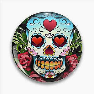 Day of the Dead Sugar Skull Pin