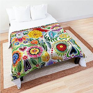 4 Sugar Skulls Comforter